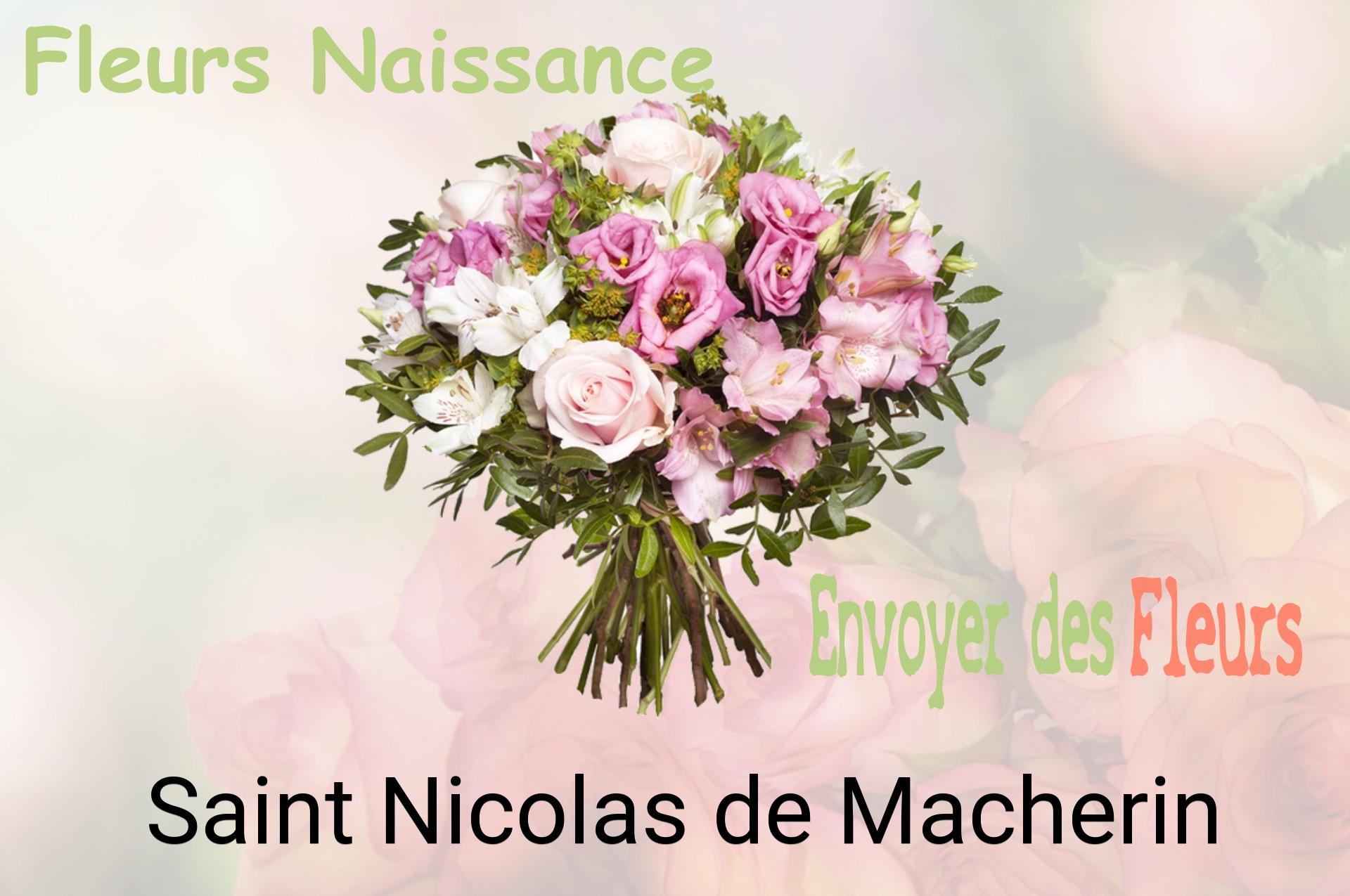 Bouquet de fleurs de naissance livré à Saint-Nicolas-de-Macherin